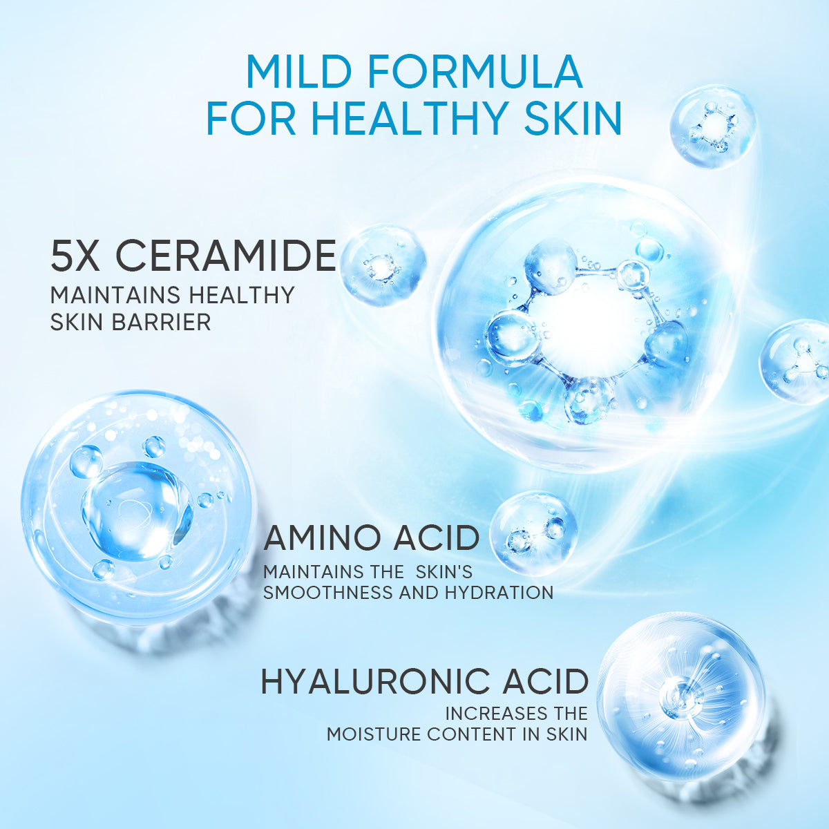 Pembersih Wajah pH Rendah 5X Ceramide