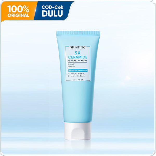 Pembersih Wajah pH Rendah 5X Ceramide