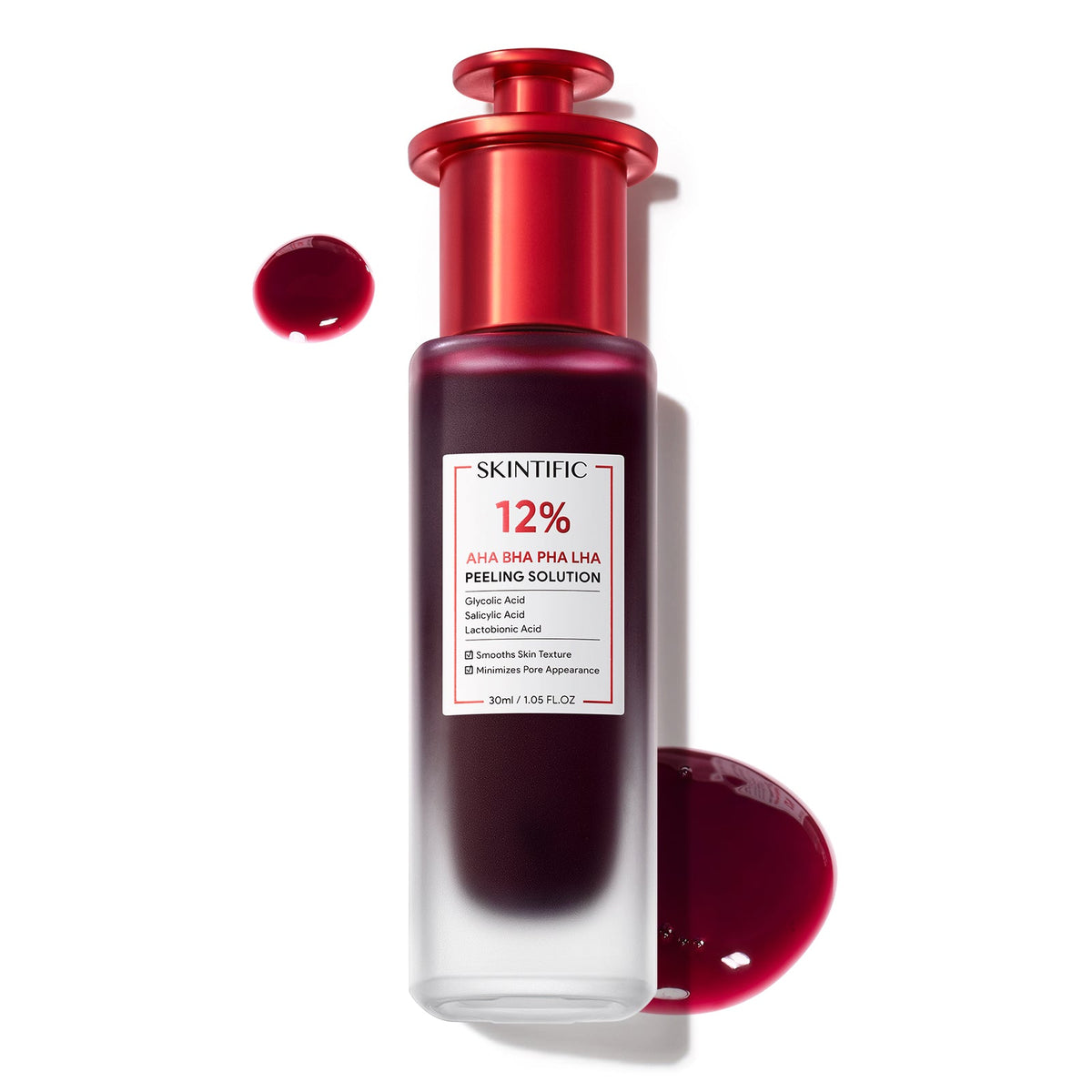 Larutan Pengelupasan Asam 12% Serum Glowing