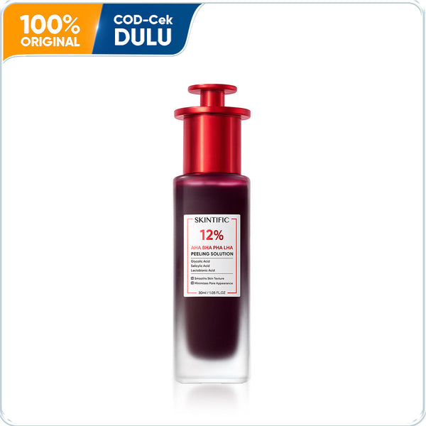 Larutan Pengelupasan Asam 12% Serum Glowing