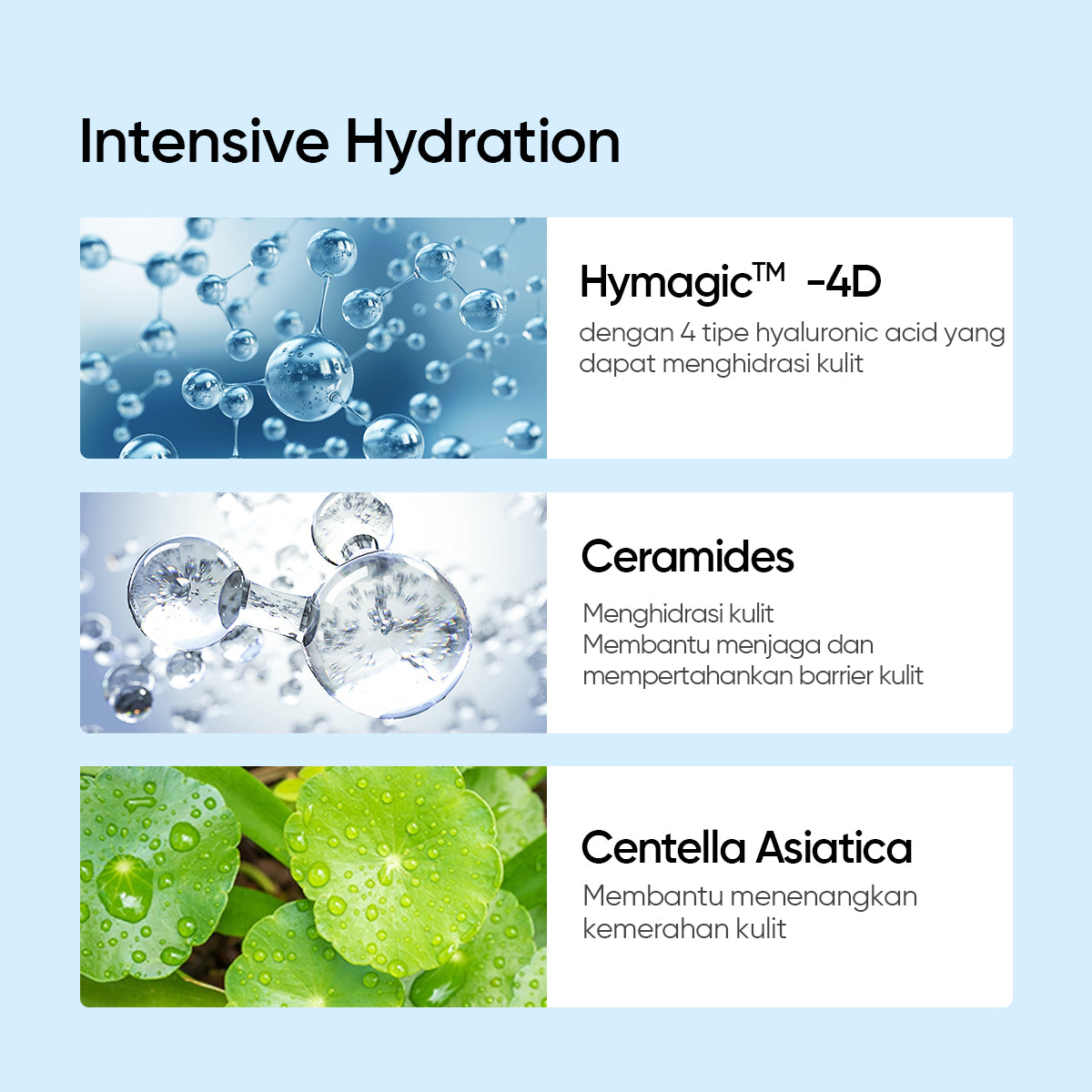 Toner Essence Penghalang Asam Hialuronat 4D Booster Hidrasi