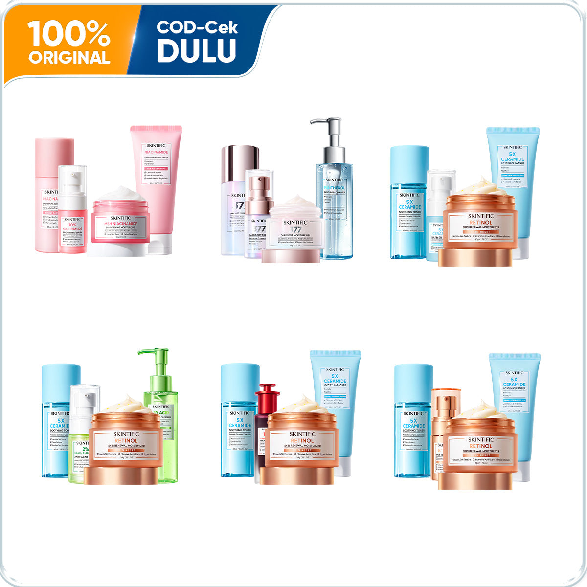 4 BUAH! Set Perawatan Kulit