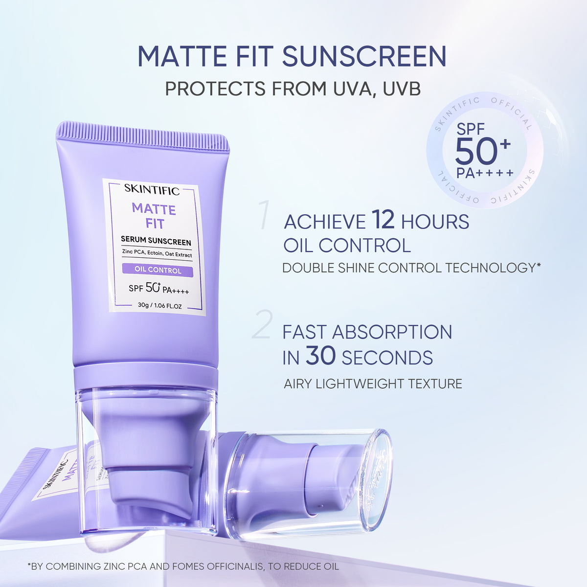 Matte Fit Serum Sunscreen 50ml SPF 50+ PA++++