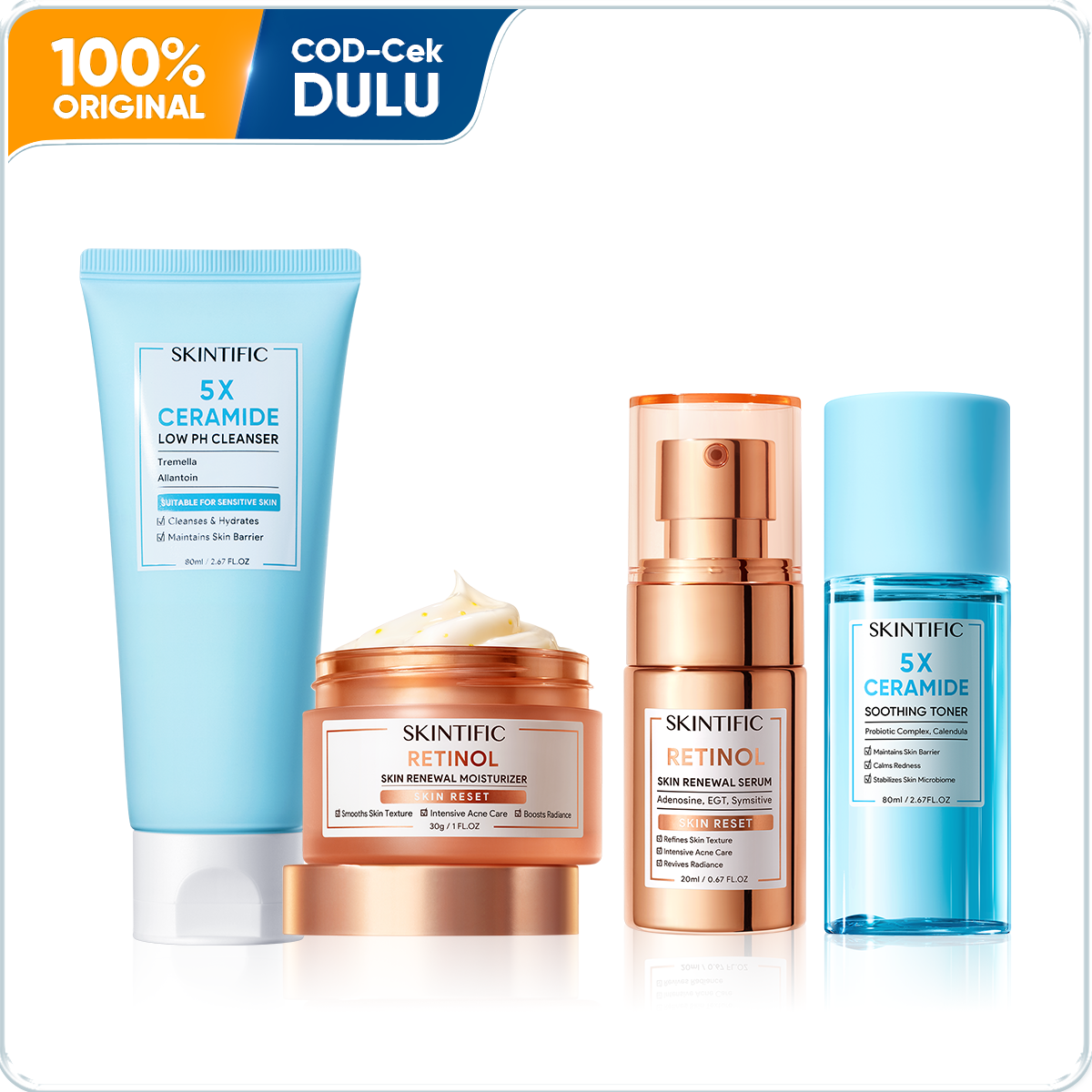 4 BUAH! Set Perawatan Kulit