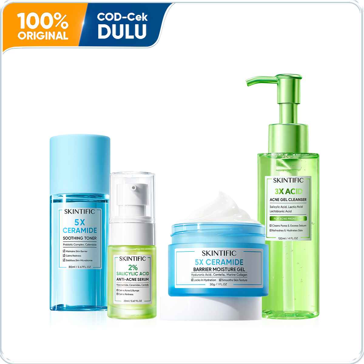 4 BUAH! Set Perawatan Kulit