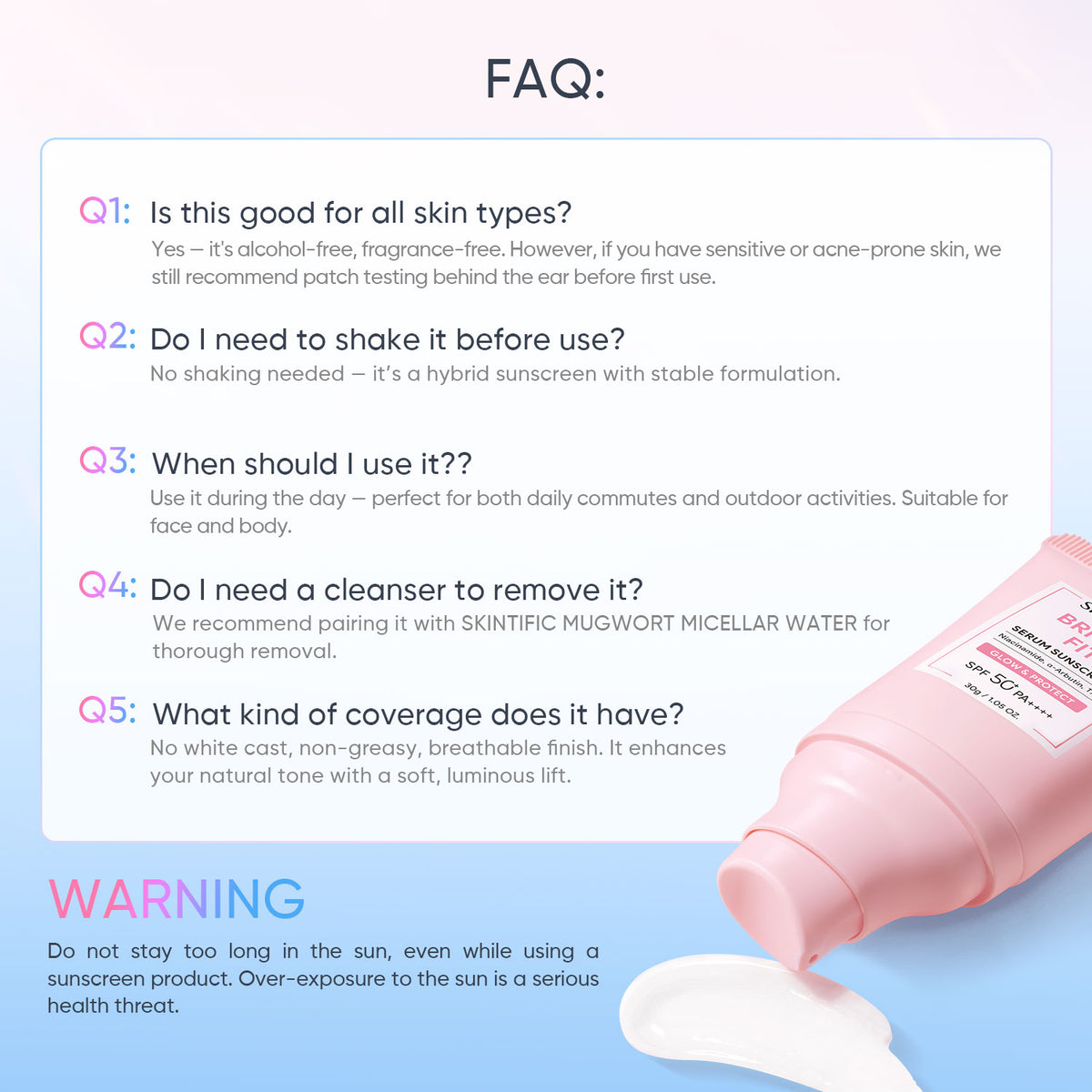 Bright Fit Serum Sunscreen