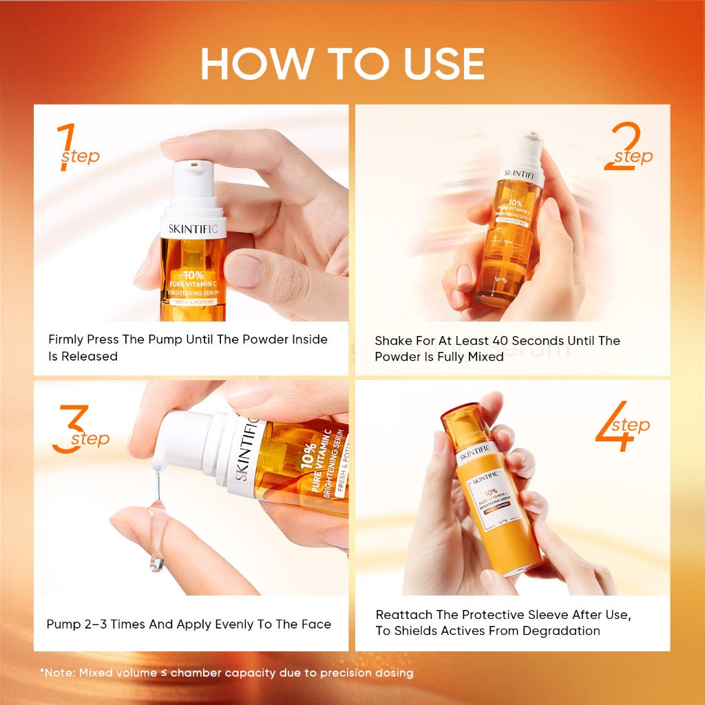 Serum Pencerah Segar Vitamin C Murni 10%